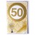 Geschenkkarte mit Button zur Goldenen Hochzeit, Super 50 Jahre, mit Umschlag