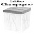 Geldbox Champagner, 20 x 20 x 20 cm