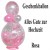 Geschenkballon Alles Gute zur Hochzeit - Luftballon Rosa
