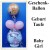 Geschenkballon Geburt Taufe, Baby Girl