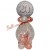 Geschenkballon Sparkling Fizz Rosegold 20