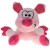 Liegendes Schweinchen, pink, Plüschtier, Halter für heliumgefüllte Luftballons, 40 cm
