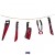 Blutige Werkzeuge, Girlande, Halloween-Partydeko