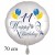 Happy Birthday Balloons. Großer Luftballon zum 11. Geburtstag mit Helium-Ballongas
