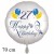 Happy Birthday Balloons. Großer Luftballon zum 27. Geburtstag mit Helium-Ballongas