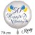 Happy Birthday Balloons, großer Luftballon zum 50. Geburtstag mit Helium-Ballongas