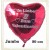 In Liebe zum Valentinstag, riesiger Herz-Luftballon mit Helium