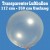 Großer transparenter Luftballon 120 cm Ø / Umfang 350cm / 48" 