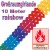 Regenbogen Girlande, 10 Meter