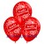 Gute Besserung, Motiv-Luftballons, Rot, 3 Stück