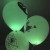 LED Leucht-Luftballons, 10 Stück mit Permanent Marker zum selbst bemalen, Halloween Gespenster
