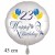 Happy Birthday Balloons Luftballon zum 23. Geburtstag mit Helium-Ballongas