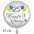 Happy Birthday Balloons Luftballon zum 25. Geburtstag mit Helium-Ballongas