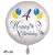 Happy Birthday Balloons Luftballon zum 4. Geburtstag