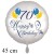 Happy Birthday Balloons Luftballon zum 70. Geburtstag mit Helium-Ballongas