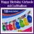 Partygirlande Happy Birthday mit 10 Luftballons, 2 Meter