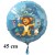 Happy Birthday Löwe Luftballon zum Kindergeburtstag mit Helium