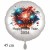 Silvester-Rundballon weiß aus Folie, "Happy New Year - 2024"