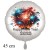 Silvester-Rundballon weiß aus Folie, "Happy New Year - 2025"