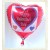 Happy Valentine's Day, Hearts, Luftballon mit Helium