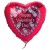 Happy Valentine's Day, Rose-Heart, Luftballon mit Helium