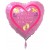Hurra! Eine kleine Prinzessin! Luftballon mit Helium zur Geburt
