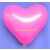 Herzluftballon, 40-45 cm, Pink Pastell, 1 Stück