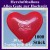 Herzluftballons, 30 cm, Alles Gute zur Hochzeit, 1000 Stück, 1-seitig bedruckt