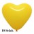 Herzluftballons, Mini-Herzballons 10 Stück, Gelb