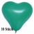 Herzluftballons, Mini-Herzballons 10 Stück, Grün