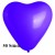 Herzluftballons, Mini, 8-12 cm, 50 Stück, Lila