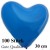 Herzluftballons Blau 100 Stück