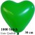 Herzluftballons Grün 1000 Stück