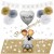Deko-Set mit Luftballons zur Hochzeit, Hochzeitspaar Mr & Mrs