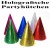 Holografische Partyhütchen, 11 cm x 17 cm, glänzend, Farbauswahl, 1 Stück