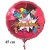 "Hurra - endlich ein Schulkind". Roter, runder Luftballon inklusive Helium-Ballongas