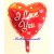 Luftballon I Love you mit Herzen, inklusive Ballongas-Helium