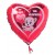 IN LIEBE ZUM VALENTINSTAG, roter Luftballon mit Helium-Ballongas, Ballongrüße