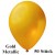Luftballons, 40x36 cm, Gold-Metallic-Rundballons