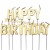 Happy Birthday Geburtstagskerzen, gold, 13 Stück