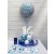 Partydeko-Set zum 14. Geburtstag in Blau und Silber, Happy Birthday