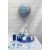 Partydeko-Set zum 6. Geburtstag in Silber-Blau, Happy Birthday