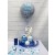 Partydeko-Set zum 9. Geburtstag in Silber-Blau, Happy Birthday