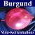Mini-Kettenballons-Girlandenballons-Burgund-Metallic, 100 Stück