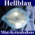 Mini-Kettenballons-Girlandenballons-Hellblau-Metallic, 100 Stück