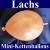 Mini-Kettenballons-Girlandenballons-Lachs-Metallic, 100 Stück