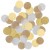 Gold Brush Konfetti Punkte, 15 Gramm