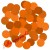 Konfetti Punkte, Orange, 2 cm, 15 Gramm