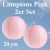 Lampions Pink, 20 cm, 2 Stück, Baby Girl, Babyparty Dekoration