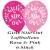 Hen Party Luftballons Rosa und Pink, Girls Nite Out, 6 Stück